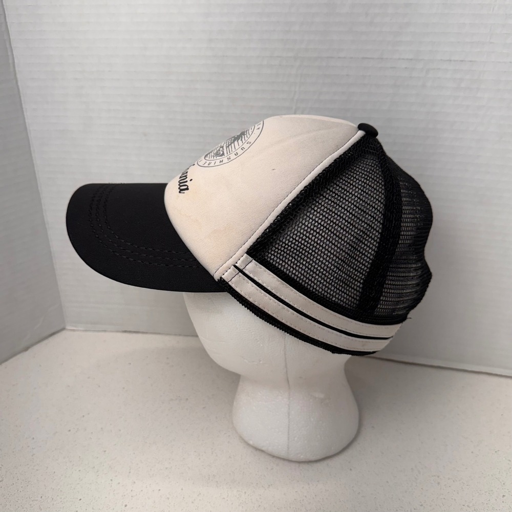 Roxy California Trucker‎ Hat Paradise and Sunshine Black White Adjustable - Picture 3 of 10